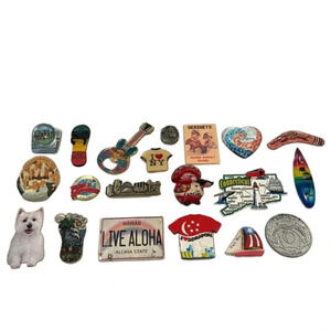 🌏 20 Magnets from Travels